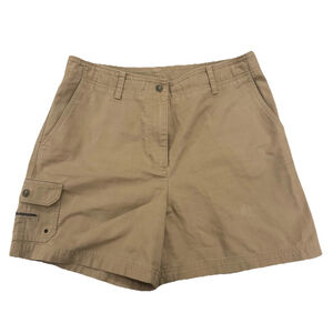 Lauren Ralph Lauren Cargo Hiking Shorts Women's Size 12 Khaki Tan Cotton
